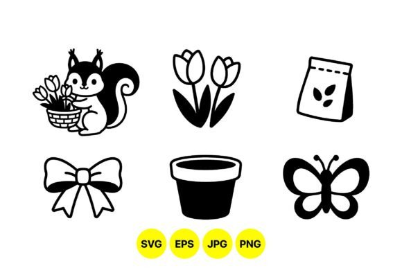 Cute Garden Animal Vector Graphics & Illustrations Review
