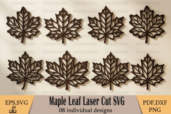 Maple Leaf Laser Cut SVG: Autumn Amp for Laser Cutting