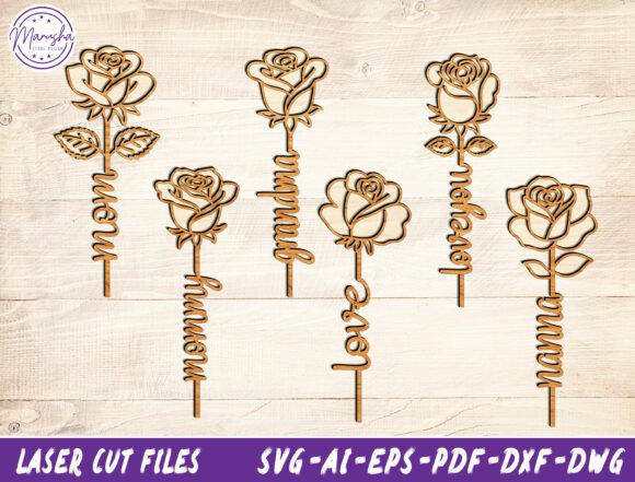 Mother’s Day Floral Laser Cut SVG